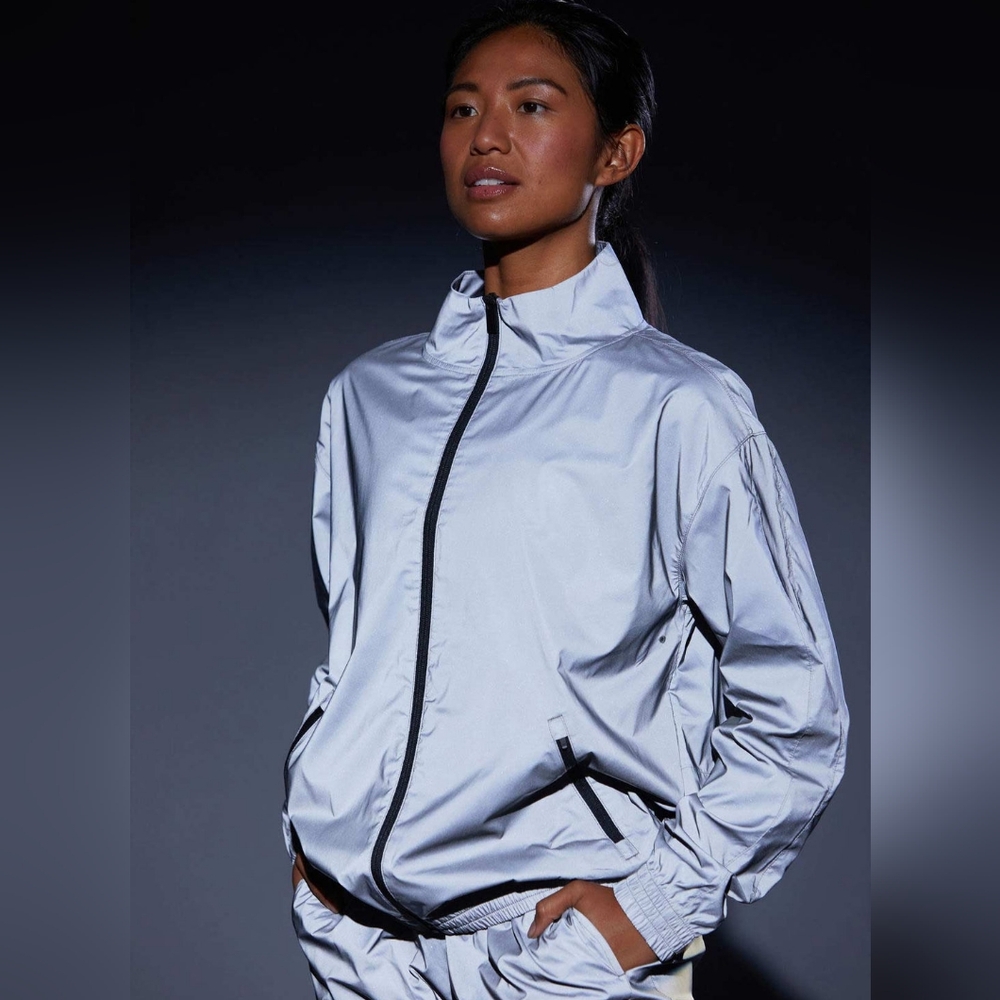 *CLOSET CLOSING 7/31* Tomboyx Highlight Reflective Windbreaker LC - Silver Small